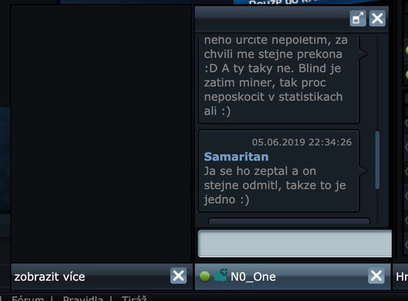 OGame Chat ++, Discussions